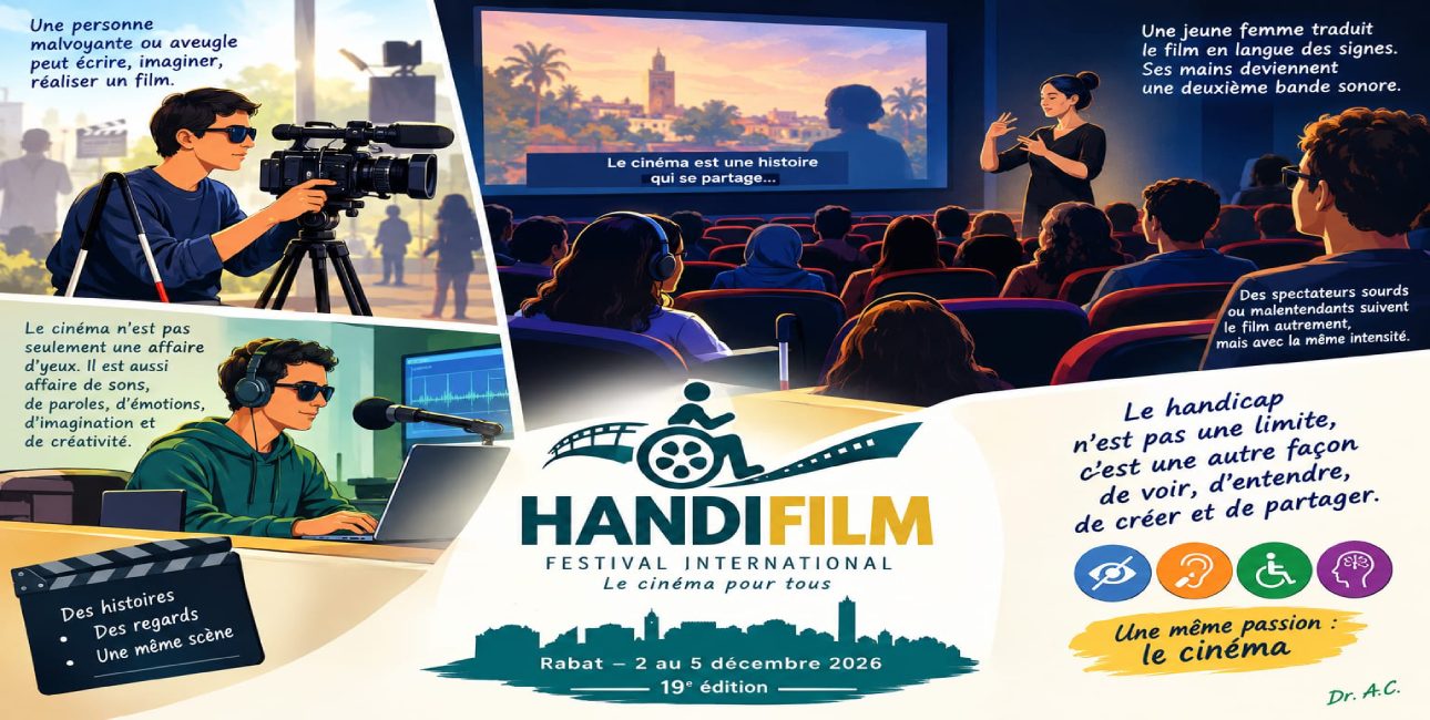 On peut être malvoyant ou malentendant et réaliser un film audio-visuel: Le challenge d’Handifilm
